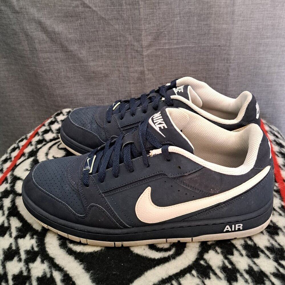 % Nike Air Prestige III Premium Navy Blue Shoes Men size 10.5 (386114-402) A55